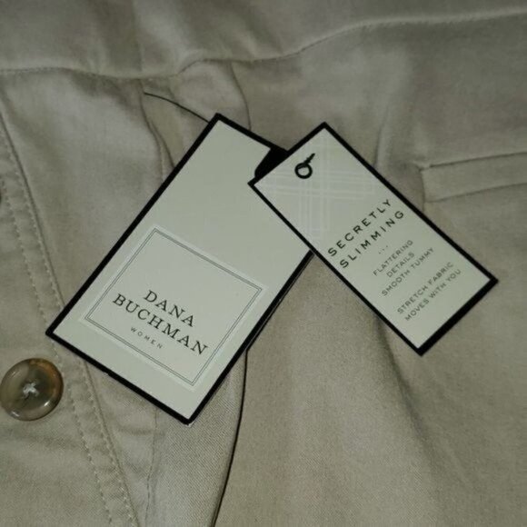 Dana Buchman Secretly Slimming Stretch Pullon Mid Rise Sz 1X Capri w Pockets - Picture 5 of 10